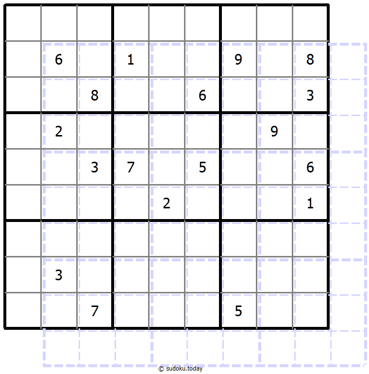 Sudoku de sombras 10x10 #39691