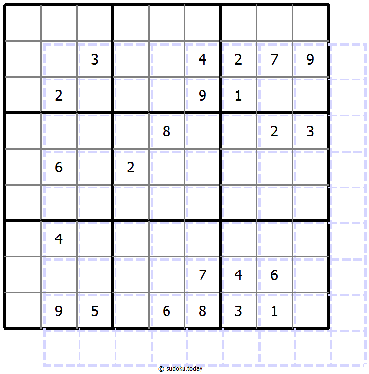 Sudoku de sombras 10x10 #39692