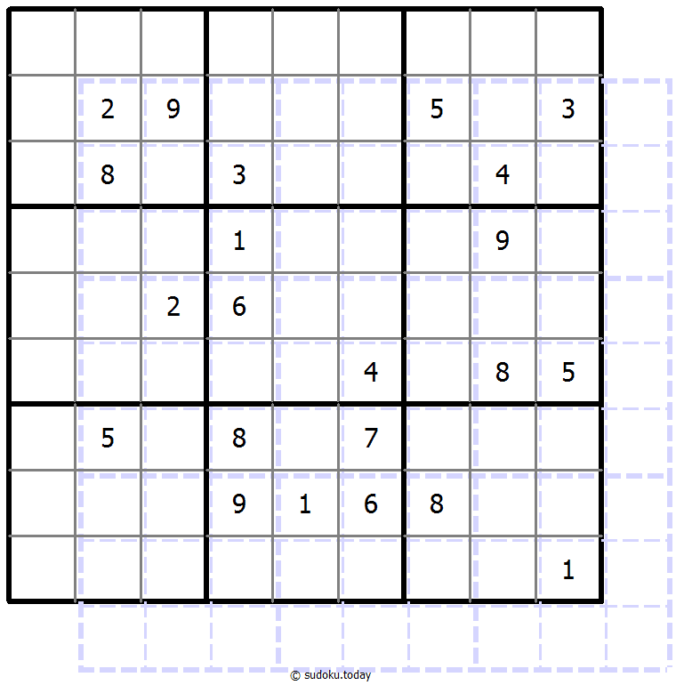 Sudoku de sombras 10x10 #39702