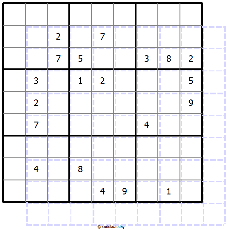 Sudoku de sombras 10x10 #39709