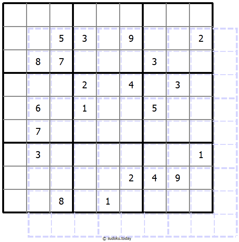 Sudoku de sombras 10x10 #39710