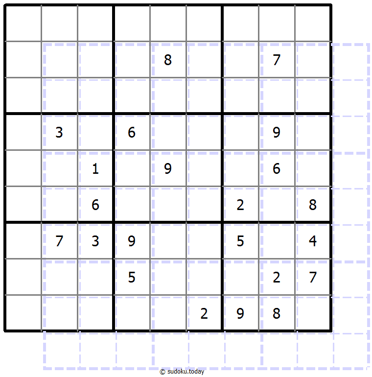 Sudoku de sombras 10x10 #39719