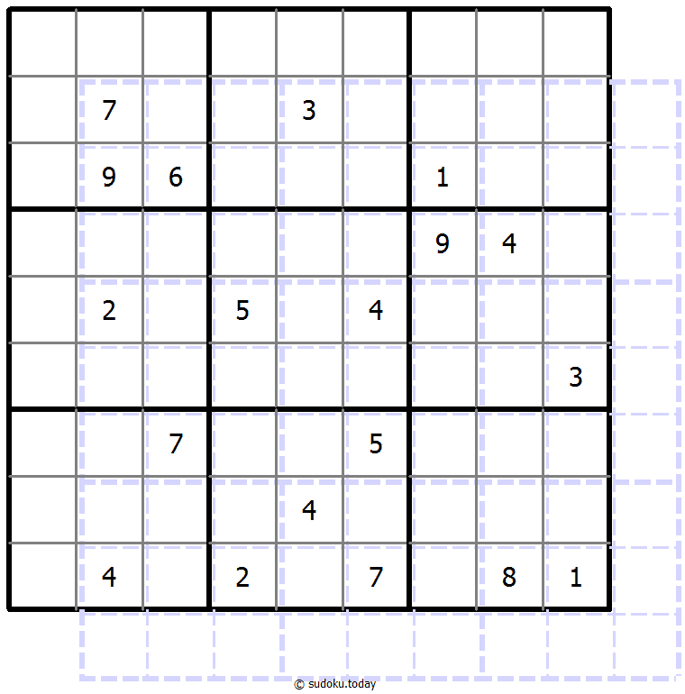 Sudoku de sombras 10x10 #39728