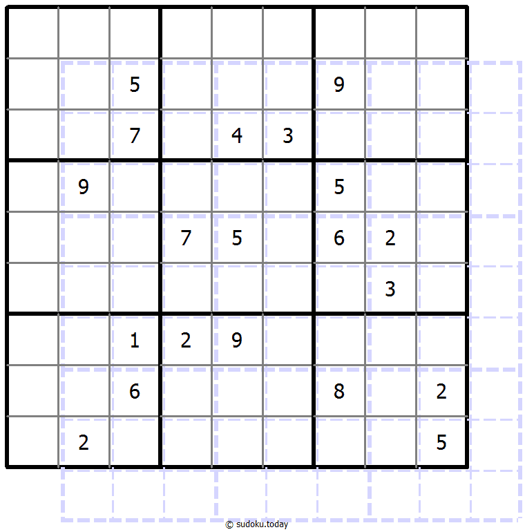 Sudoku de sombras 10x10 #39730