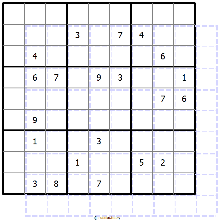 Sudoku de sombras 10x10 #39732