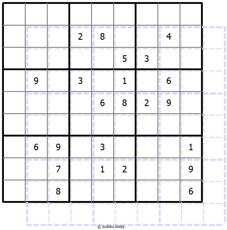 Sudoku de sombras 10x10 #39738