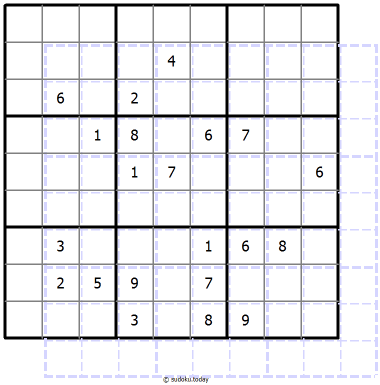 Sudoku de sombras 10x10 #39740