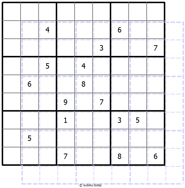 Sudoku de sombras 10x10 #39756