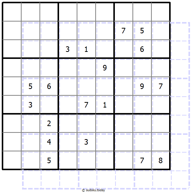 Sudoku de sombras 10x10 #39758