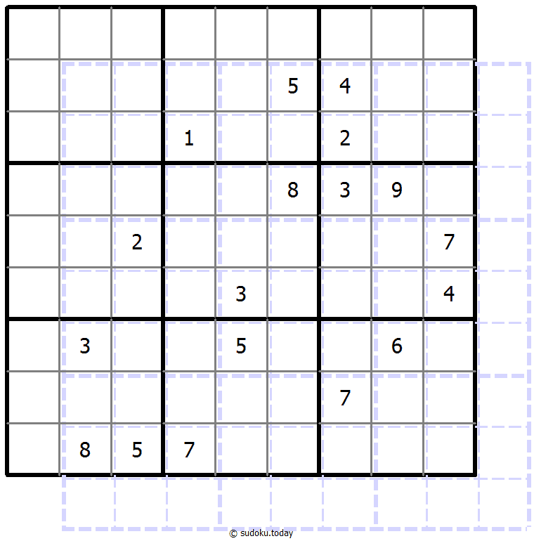Sudoku de sombras 10x10 #39771