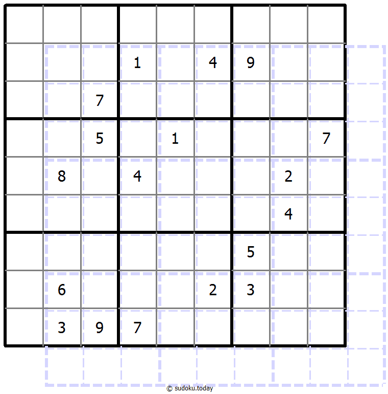 Sudoku de sombras 10x10 #39776