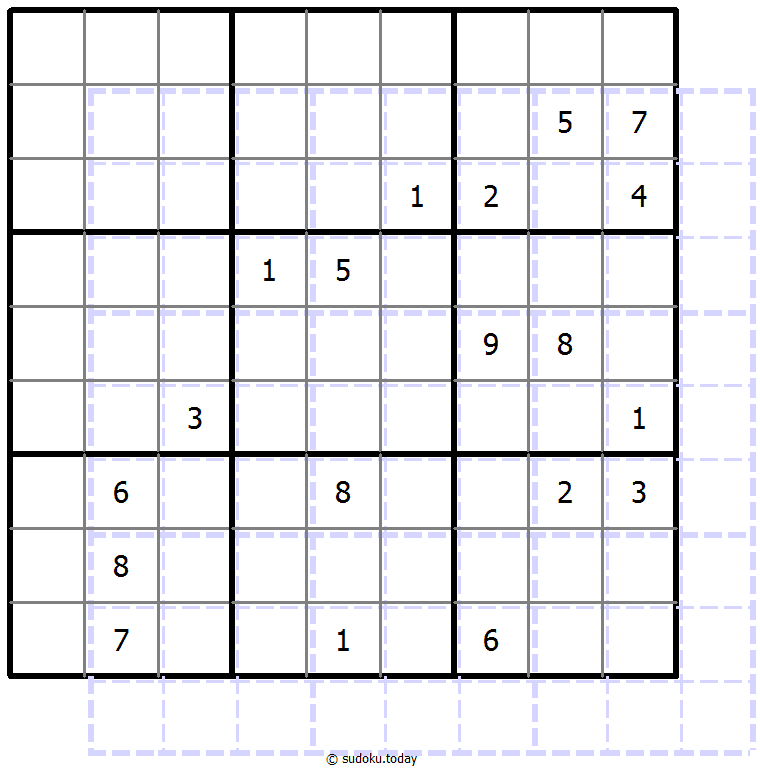 Sudoku de sombras 10x10 #39784