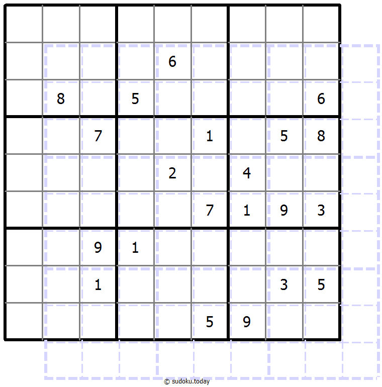 Sudoku de sombras 10x10 #39788