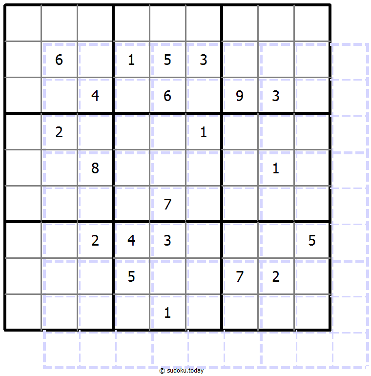 Sudoku de sombras 10x10 #39795