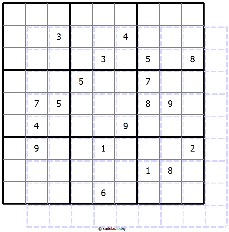 Sudoku de sombras 10x10 #39799