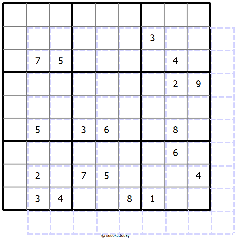 Sudoku de sombras 10x10 #39806