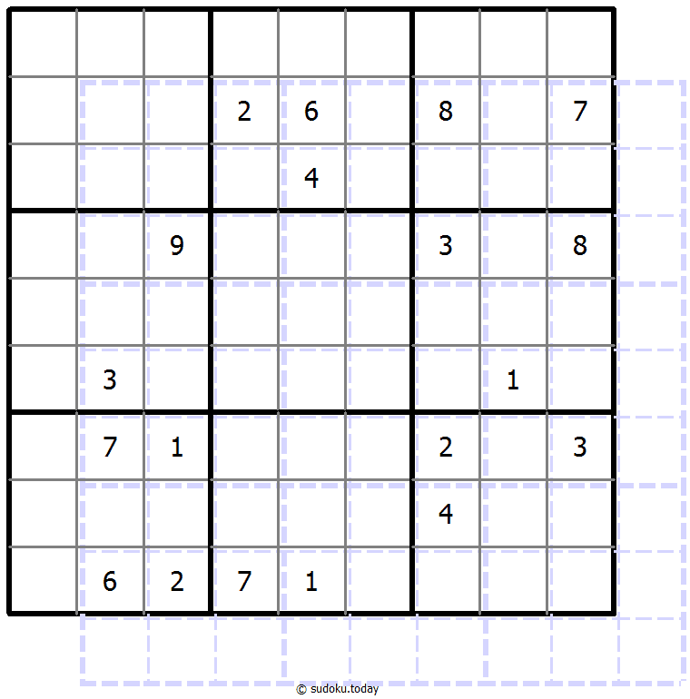 Sudoku de sombras 10x10 #39811
