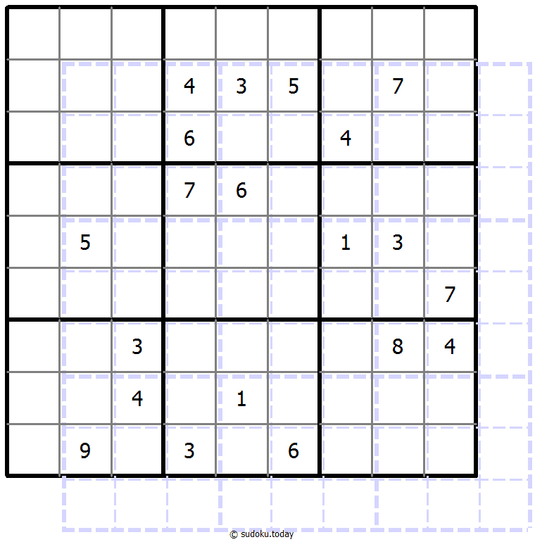 Sudoku de sombras 10x10 #39815