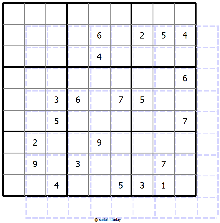 Sudoku de sombras 10x10 #39817