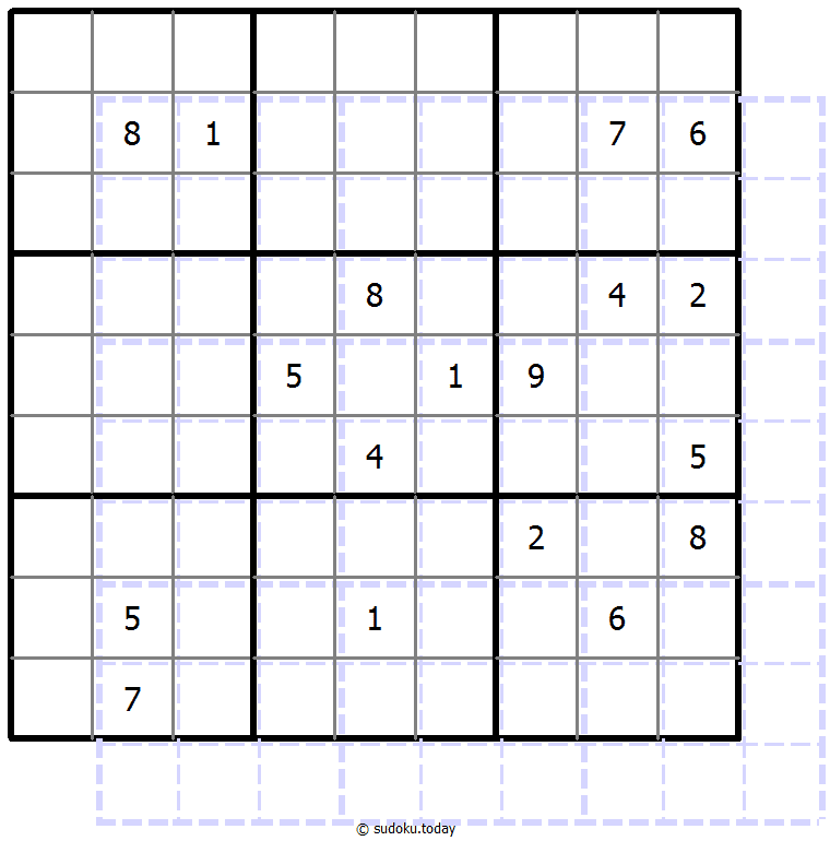 Sudoku de sombras 10x10 #39823