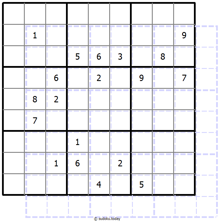 Sudoku de sombras 10x10 #39825