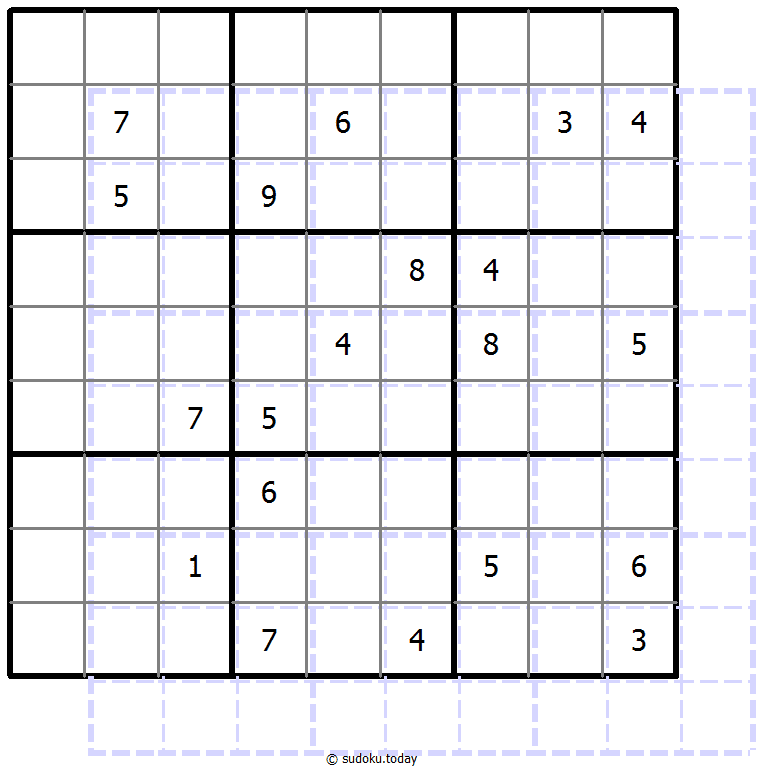 Sudoku de sombras 10x10 #39832