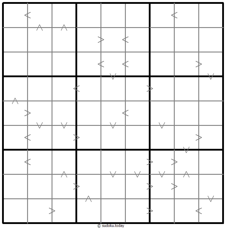 Greater Than Kropki Sudoku Dia 19 de noviembre de 2025