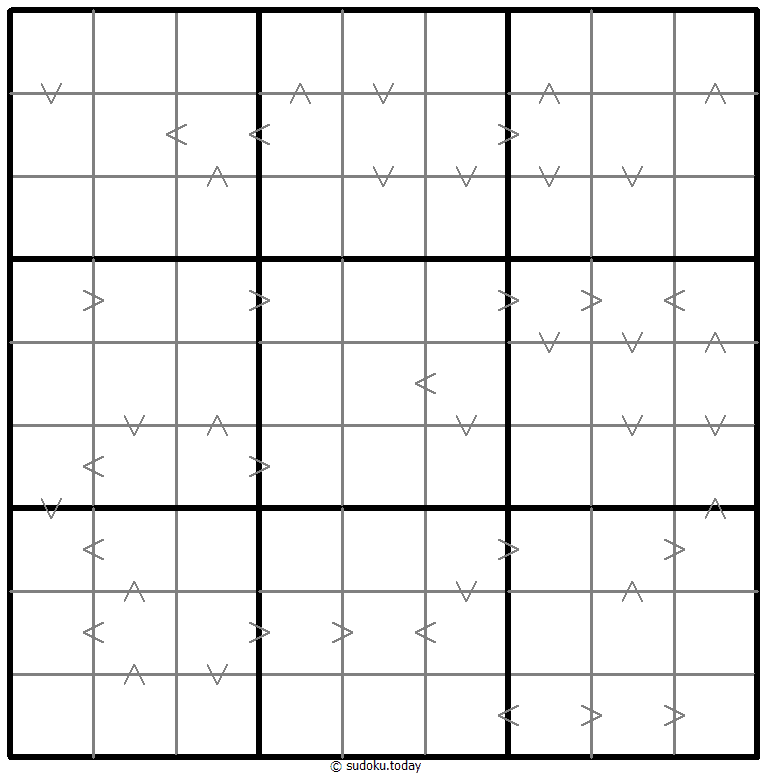 Greater Than Kropki Sudoku Dia 12 de enero de 2026