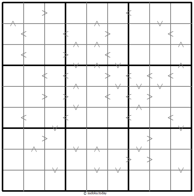 Greater Than Kropki Sudoku Dia 15 de enero de 2026