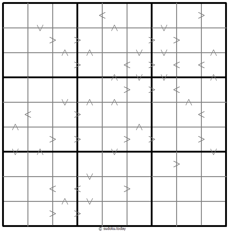 Greater Than Kropki Sudoku Dia 29 de noviembre de 2025