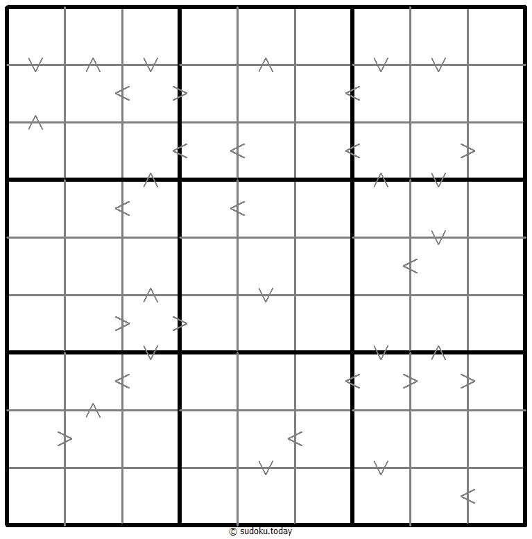 Greater Than Kropki Sudoku Dia 15 de enero de 2026