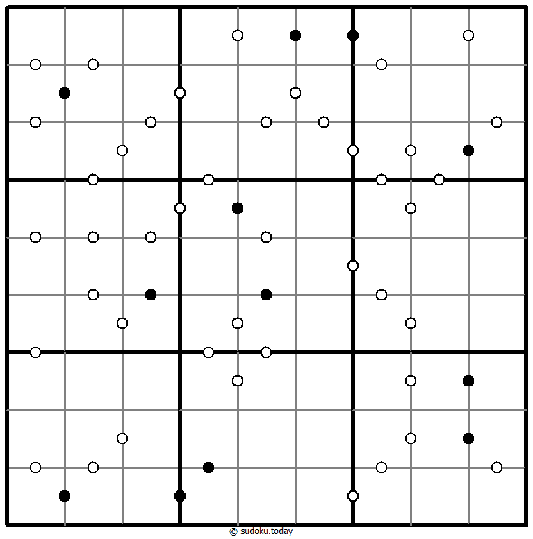 Sudoku de puntos de Go