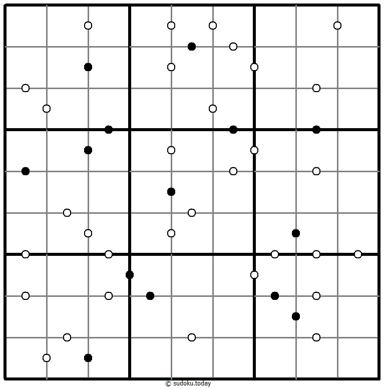 Sudoku de puntos de Go