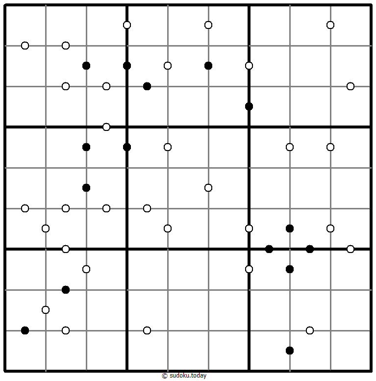 Sudoku de puntos de Go
