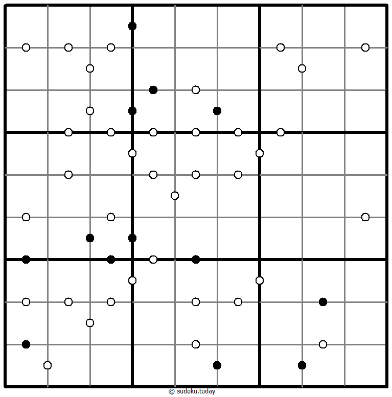 Sudoku de puntos de Go