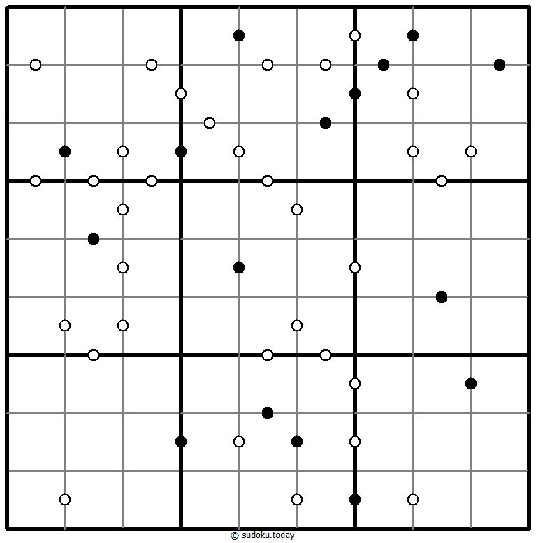 Sudoku de puntos de Go