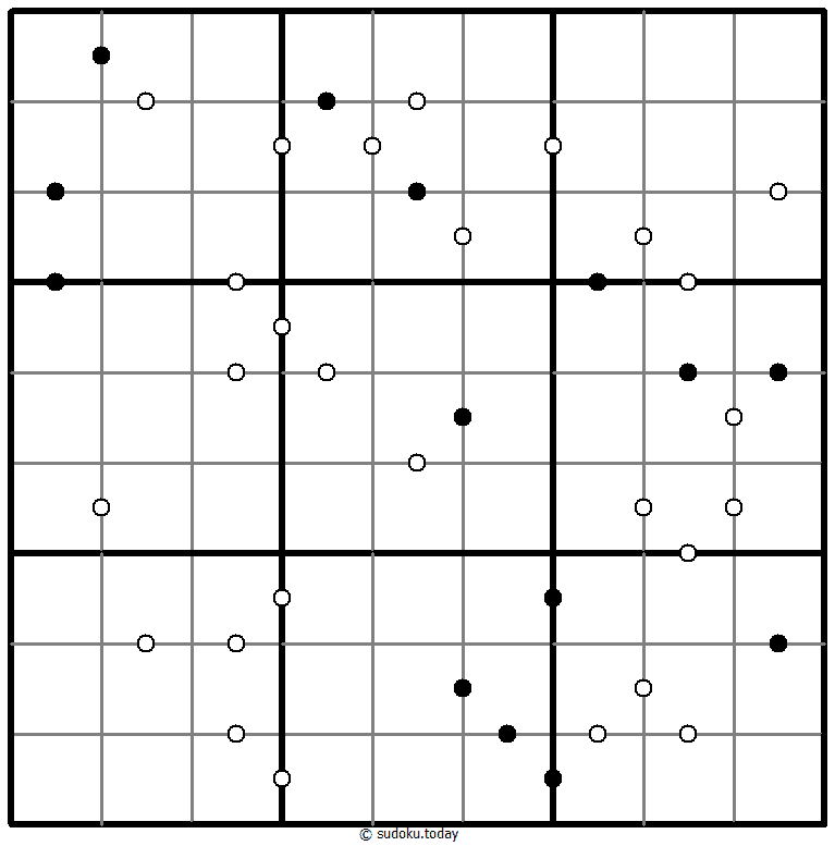 Sudoku de puntos de Go