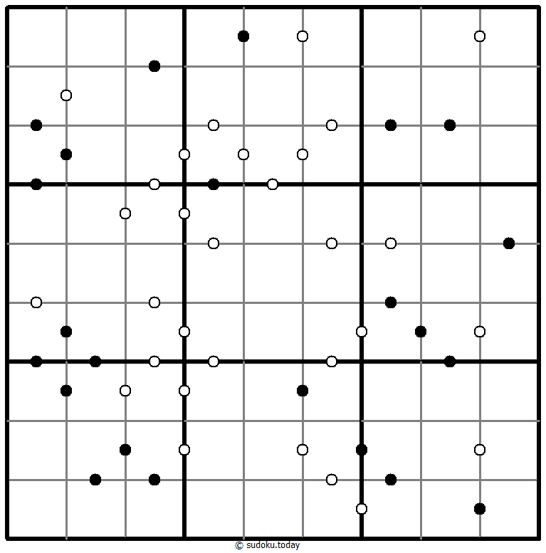 Sudoku de puntos de Go