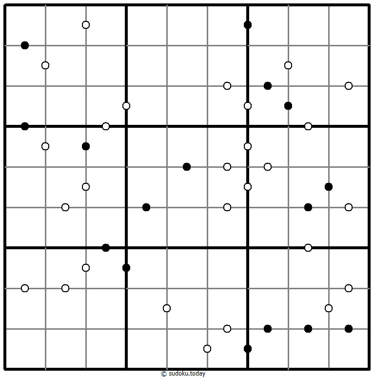 Sudoku de puntos de Go