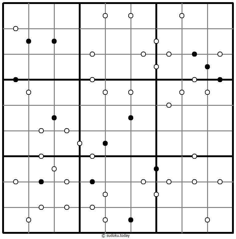 Sudoku de puntos de Go