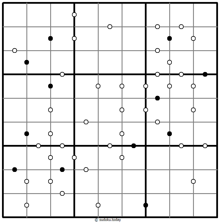 Sudoku de puntos de Go