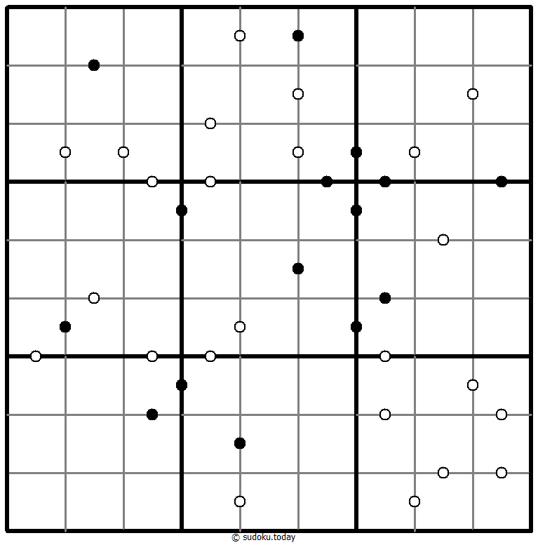 Sudoku de puntos de Go