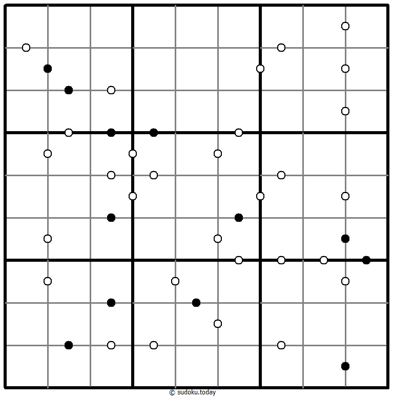 Sudoku de puntos de Go
