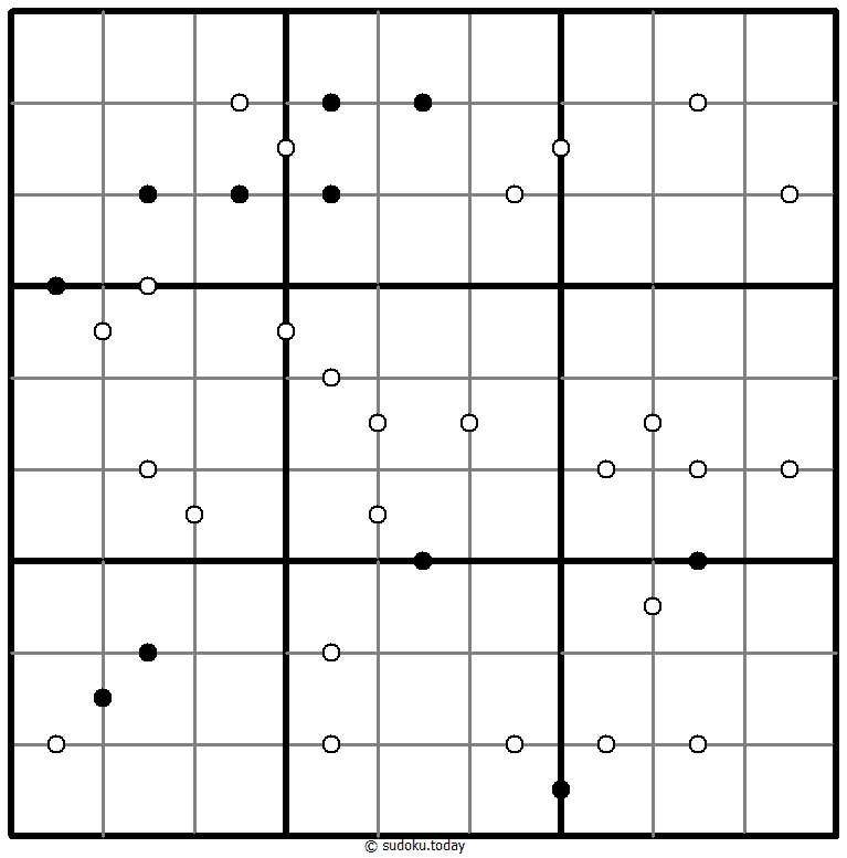 Sudoku de puntos de Go