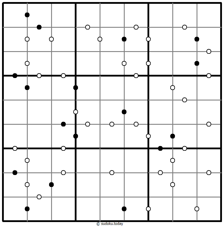 Sudoku de puntos de Go