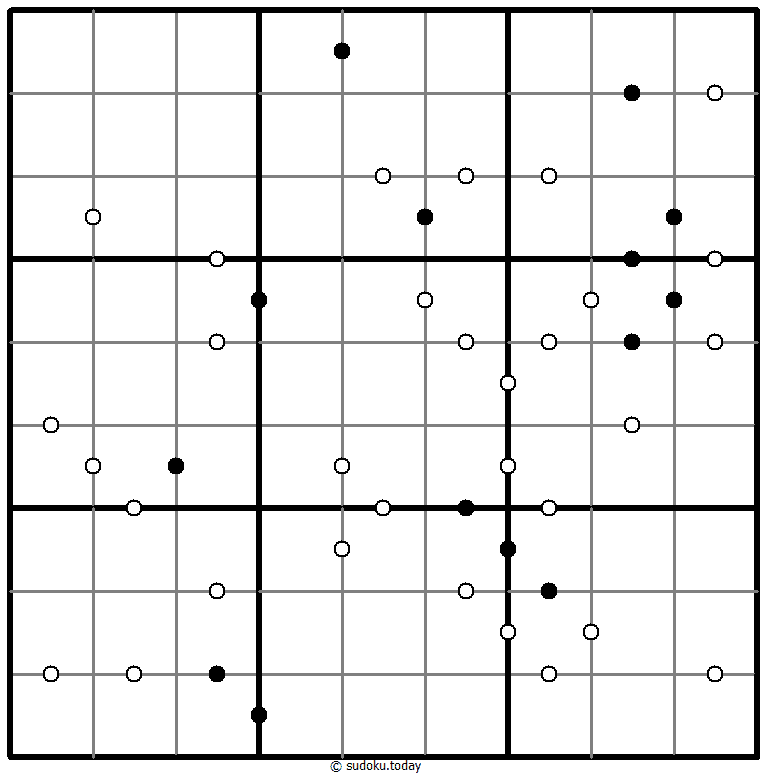 Sudoku de puntos de Go