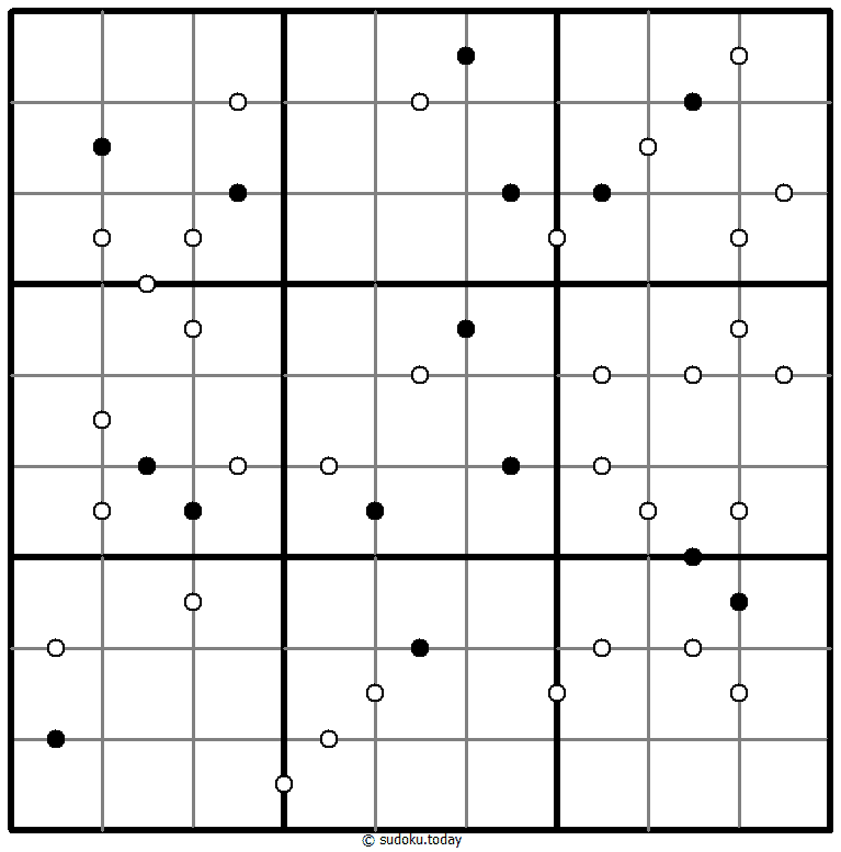 Sudoku de puntos de Go