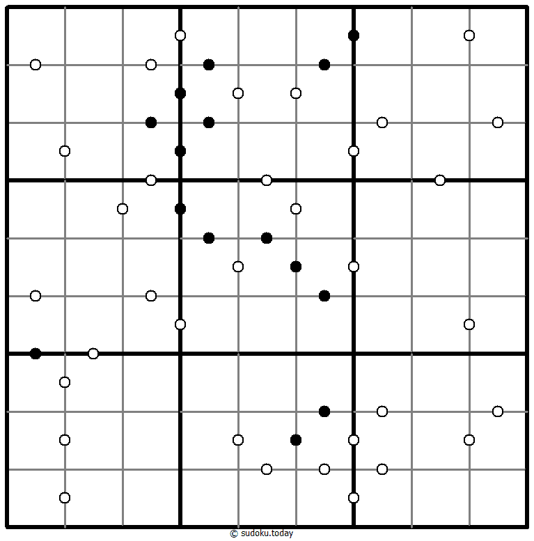 Sudoku de puntos de Go