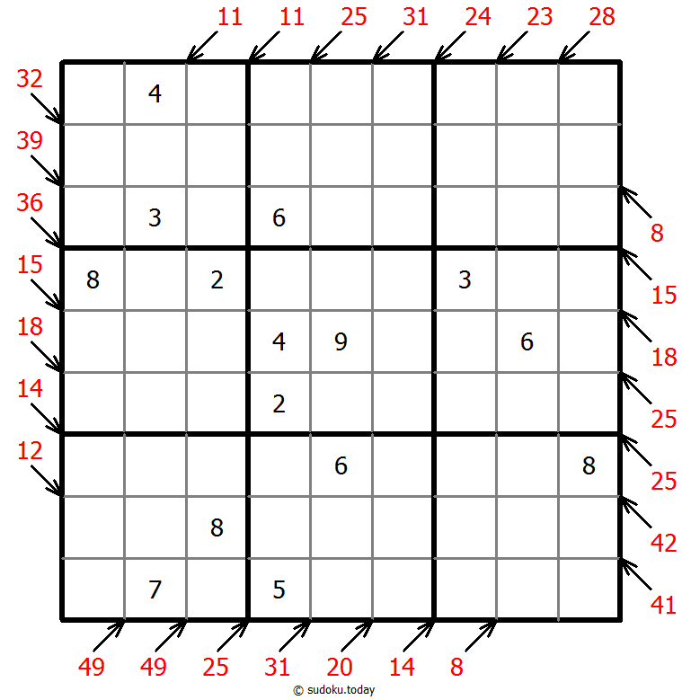 Sudoku pequeño asesino