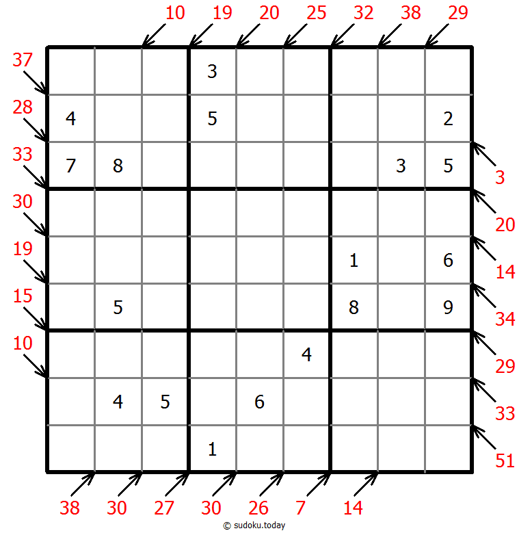 Sudoku pequeño asesino